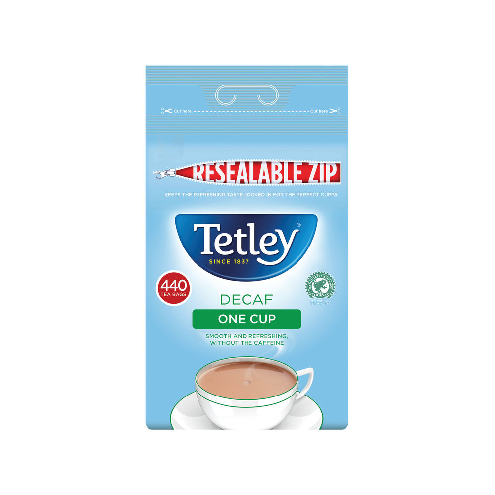 Tetley Decaffeinated 80 Teabags 250G - Tesco Groceries