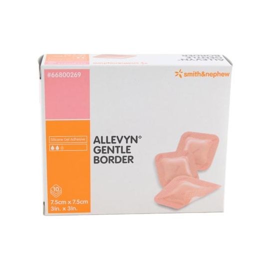 Allevyn Gentle Border Dressing 7.5cm x 7.5cm | Medical Supermarket