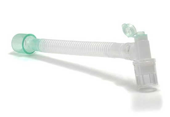 Flexible Double Swivel Catheter Mount 22F - Swivel Elbow 22M/15F 170mm | Medical Supermarket