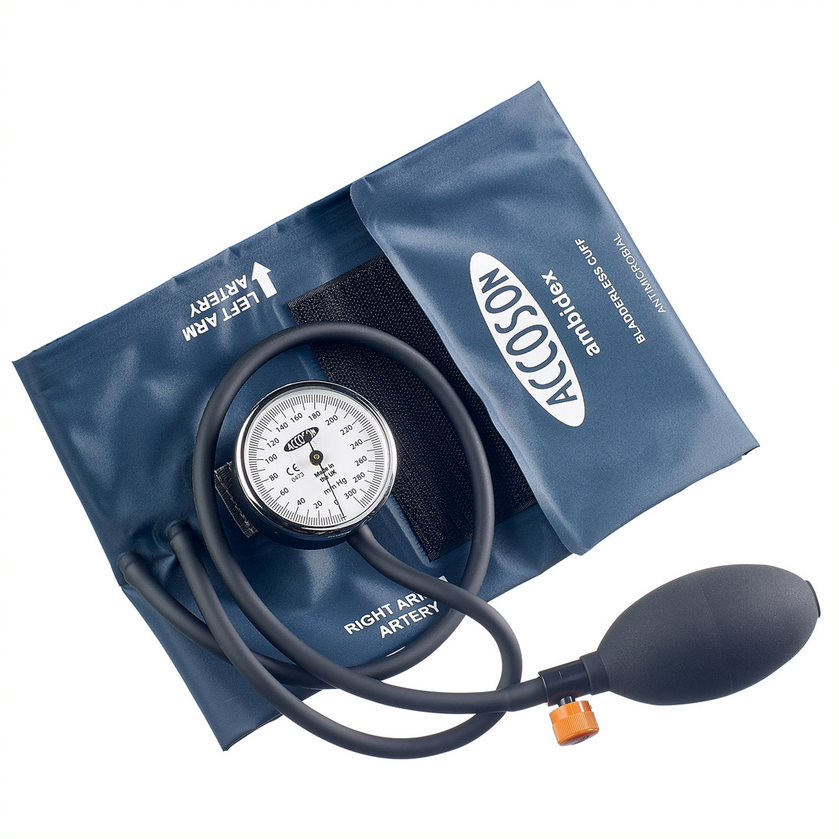 Accoson Pocket Aneroid Sphygmomanometer with Adult Ambidex Cuff | Medical Supermarket
