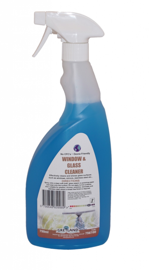 Window & Glass Cleaner 750ml Spray - Multipack (x6) | Medical Supermarket