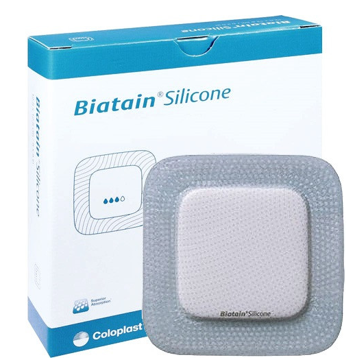 Biatain Adhesive Silicone Dressing - 7.5x7.5cm | Medical Supermarket