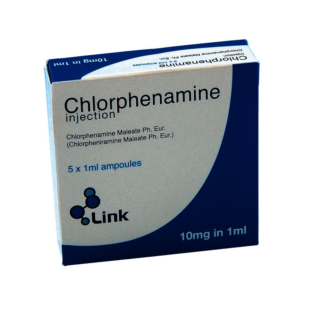 [AMB] (POM) Chlorphenamine 10mg/1ml Injection 10mg/1ml Injection | Medical Supermarket
