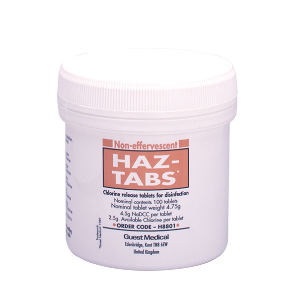 Effervescent Haz-Tabs (100 Tablets) | Medical Supermarket