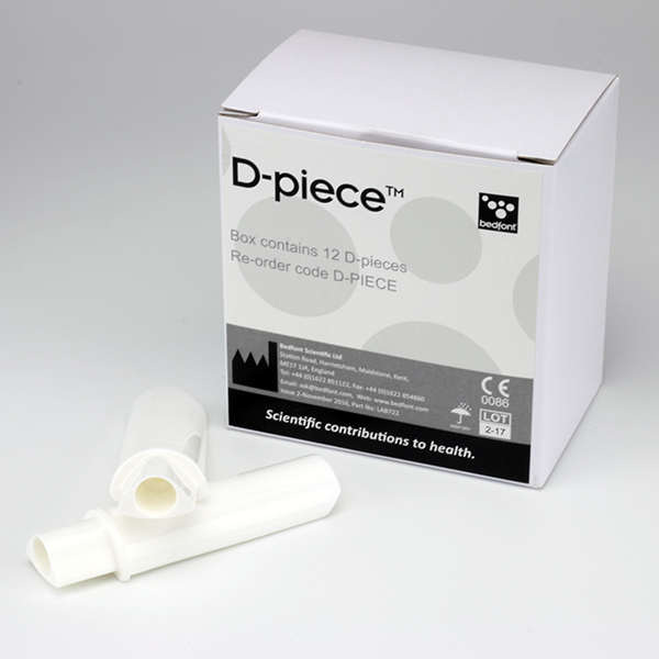 Bedfont New Style D-Pieces Mouthpieces | Medical Supermarket