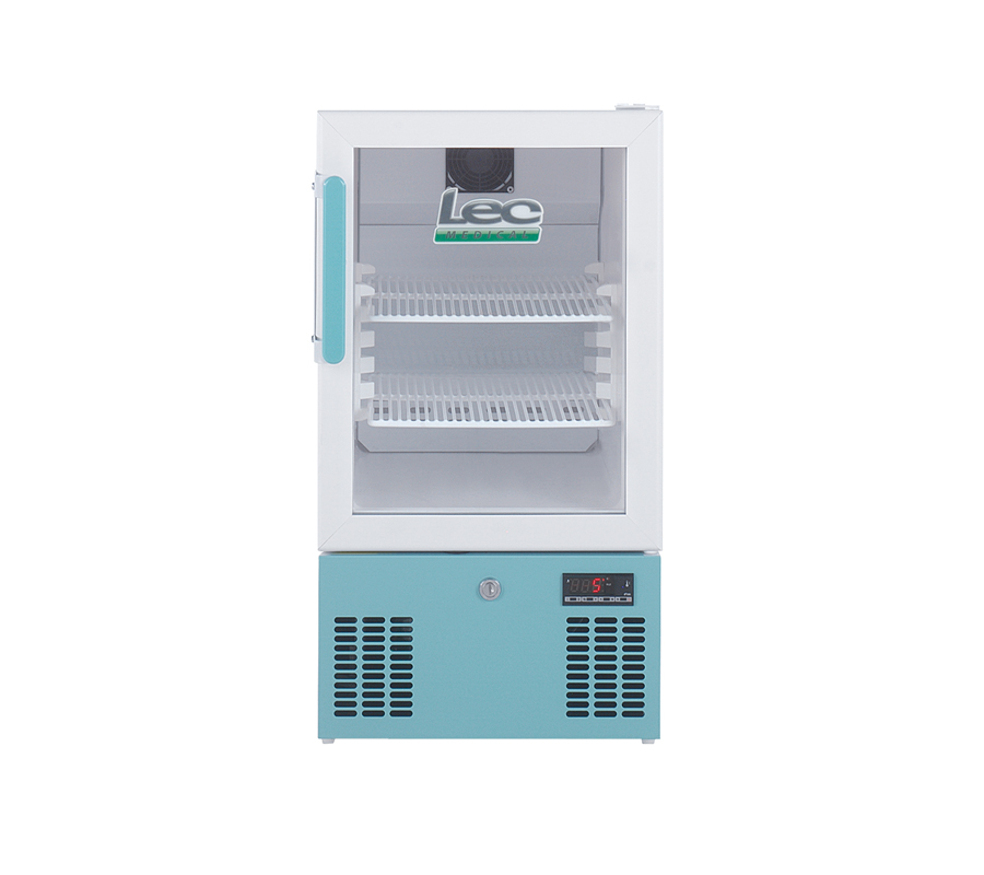 Lec PEGR41UK Pharmacy Refrigerator with Glass Door (41 Litres) | Medical Supermarket
