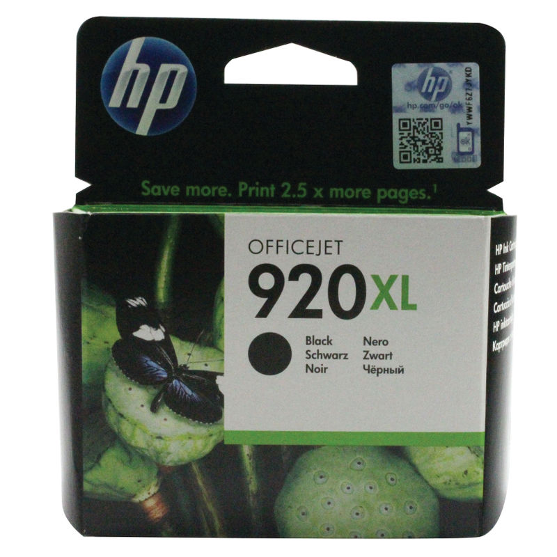 HP No.920XL High Capacity Ink Cartridge Black | Medical Supermarket