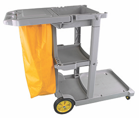 Multi-Purpose Janitorial Trolley with Bag | Medical Supermarket