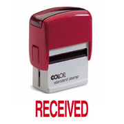 Colop Printer 20 RECEIVED Self-Inking Stamp Green | Medical Supermarket