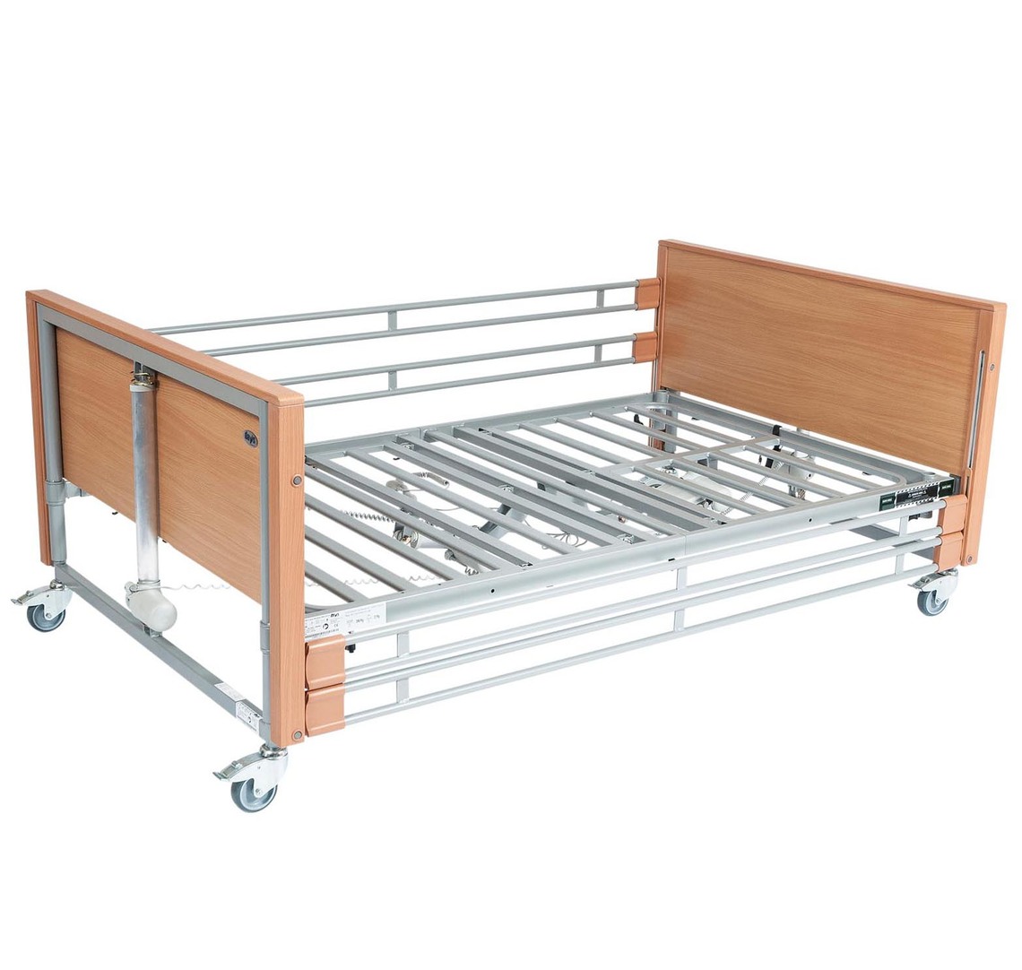 Casa Med Bariatric Bed Ultra Low With Side Rails | Medical Supermarket
