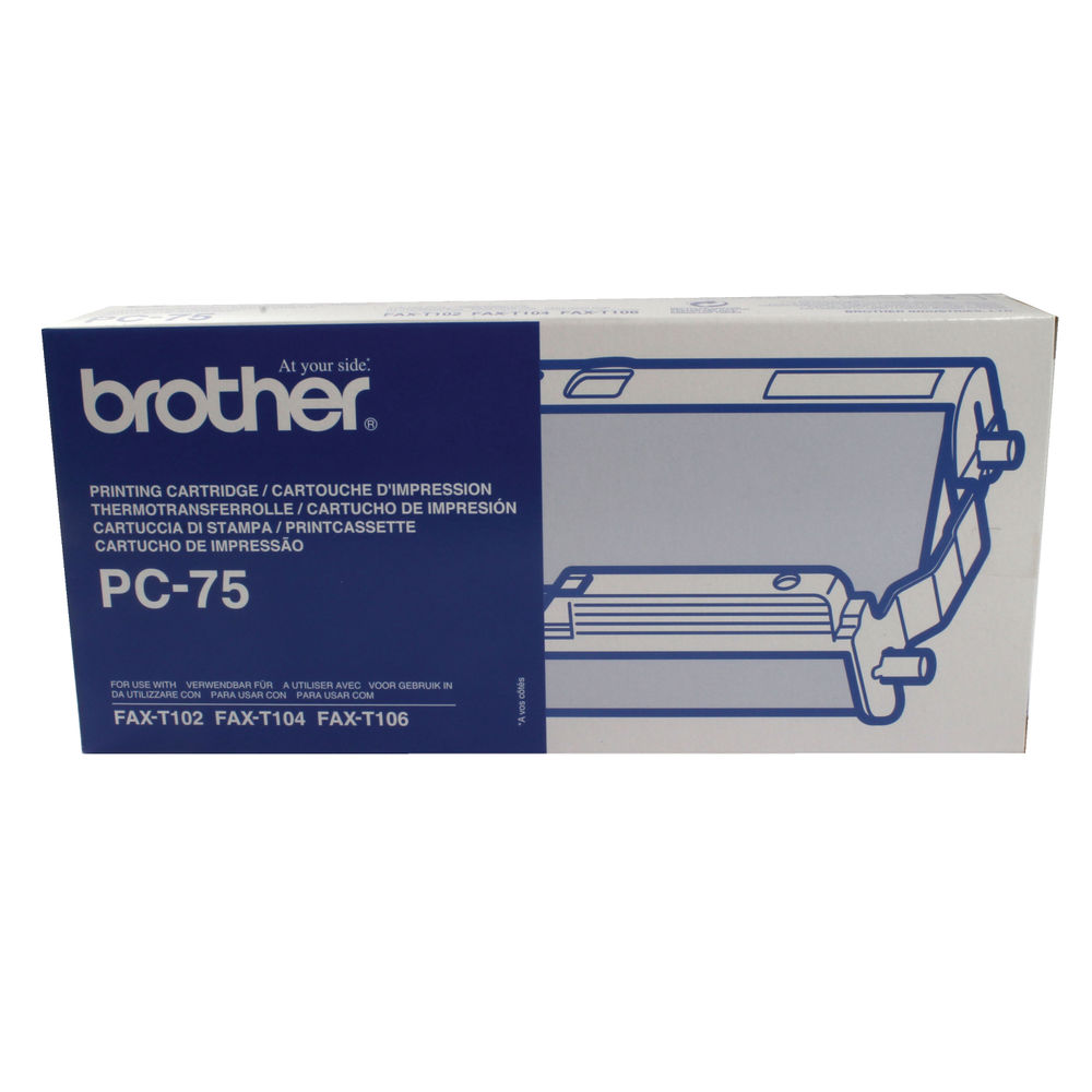 Brother PC-75 Cartridge With Ribbon | Medical Supermarket