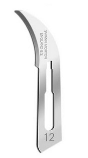 Swann Morton Stainless Steel Scalpel Blades Number 12 | Medical Supermarket