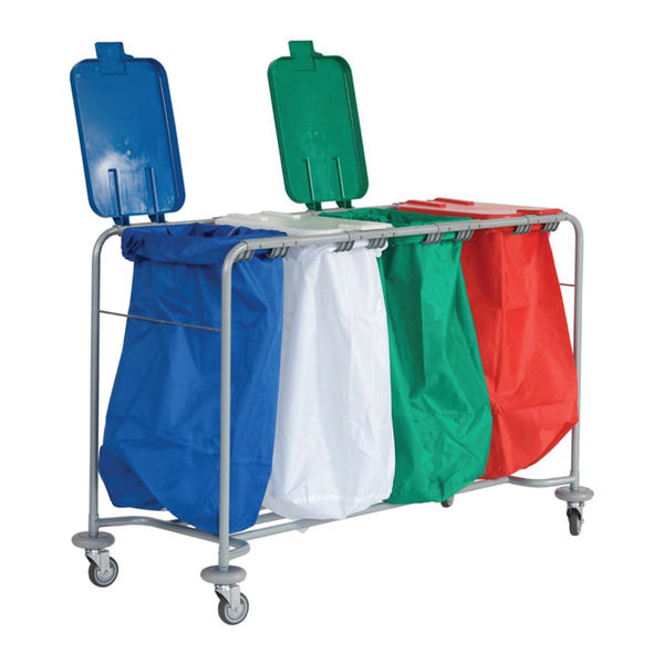 130 Lid For Laundry Trolley Blue | Medical Supermarket